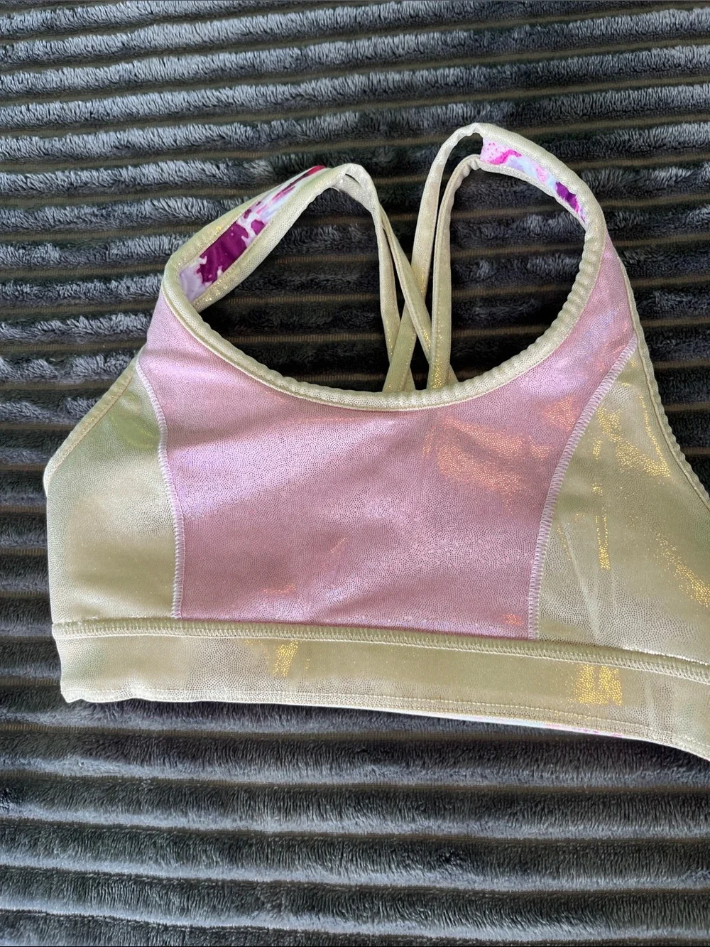 Justice reversible sports cami